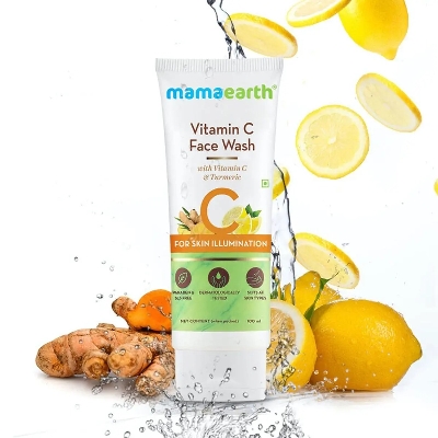 Picture of Mamaearth Vitamin C Face Wash with Turmeric For Skin Illumination 100ml INDIAN