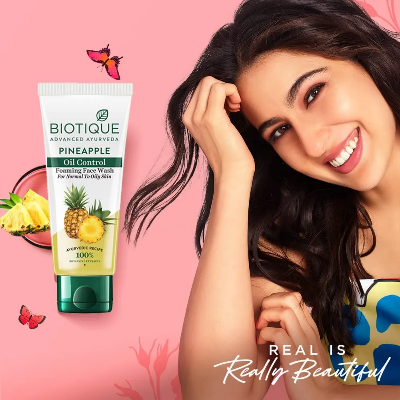 Picture of Biotique Bio Pineapple Advanced Fairness Face Wash 100ml INDIAN