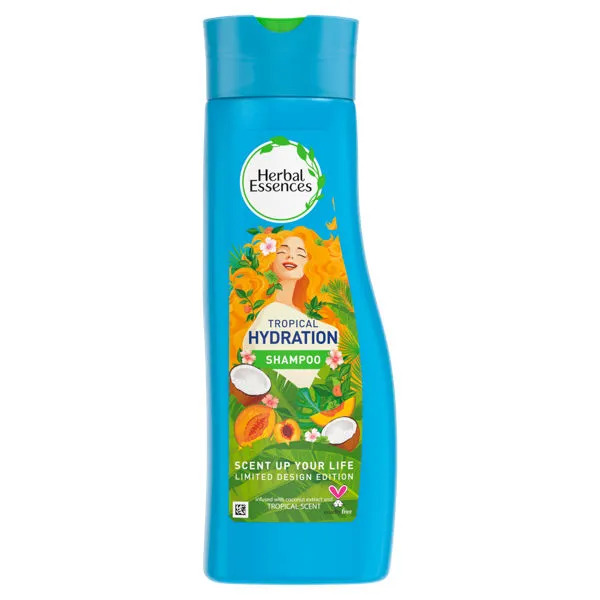 Picture of Herbal Essences Tropical Hydration Shampoo Moisturises Dry Damaged Hair 400ml FRANCE