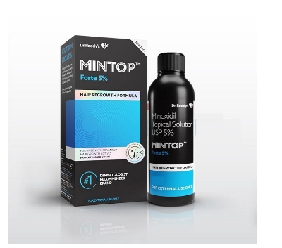 Picture of Mintop USP 5% Dr Reddy's Minoxidil Topical Solution  Hair Restor Formula 120ml INDIAN