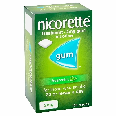 Picture of Nicorette Anti Nicotine Chewing Gum Mint 2gm 105pcs UK