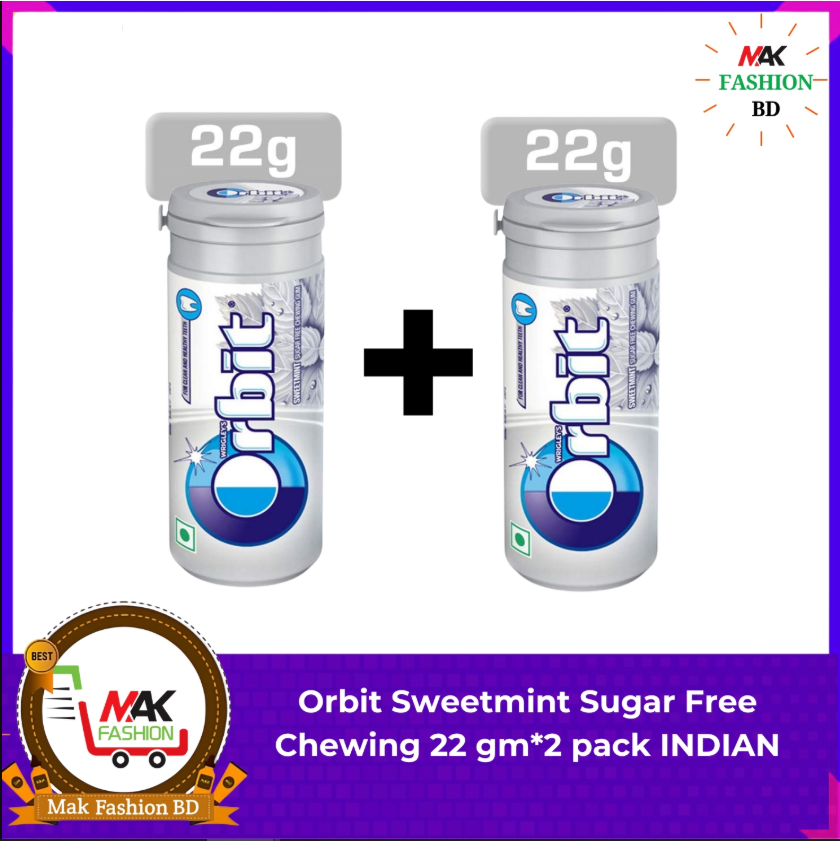 Picture of Orbit Sweetmint Sugar Free Chewing 22 gm*2 pack INDIAN
