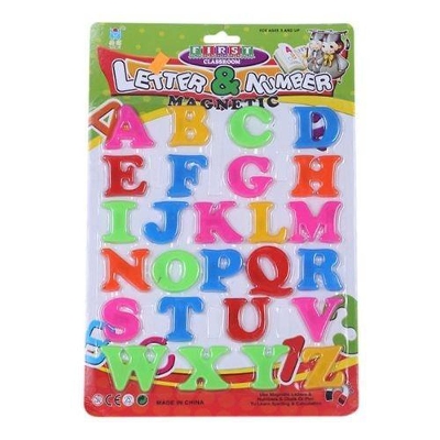 Picture of Magnetic ABC Letters Blocks Toys, Learning Puzzle For Kids- Multi Color