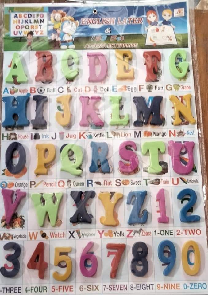Picture of English Alphabets For Kids - Multicolor