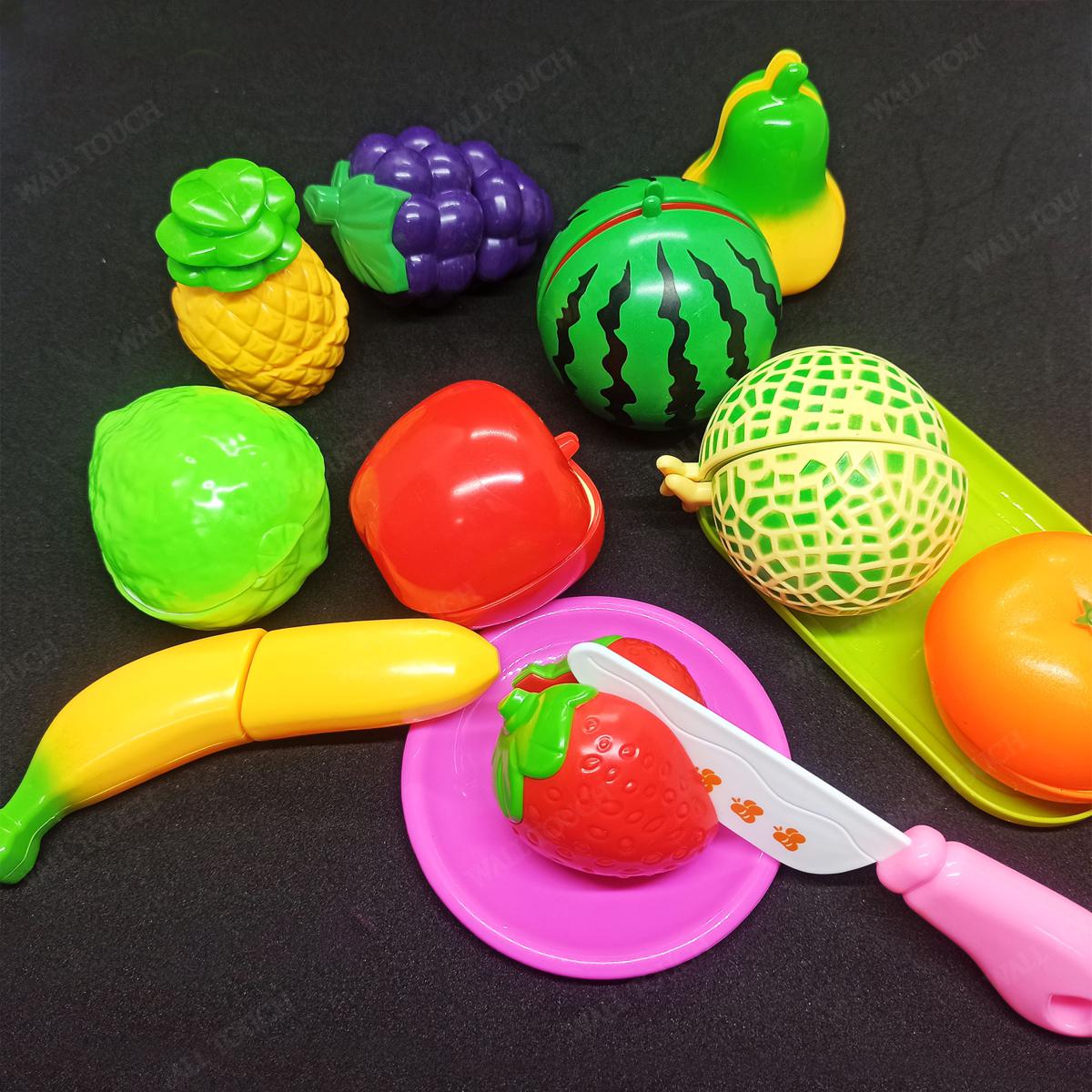 Picture of Play Food Toy cutting Fruit & Food cutter Set play Kitchen Kits early