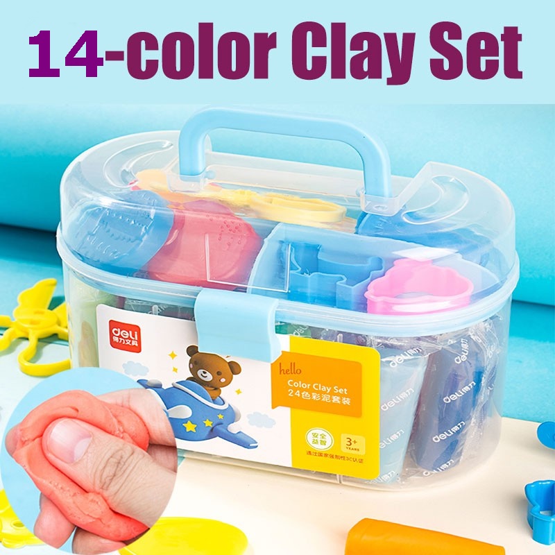 Picture of Colorful Play Dough Clay with Molding Tools Set for Kids Multi-colors