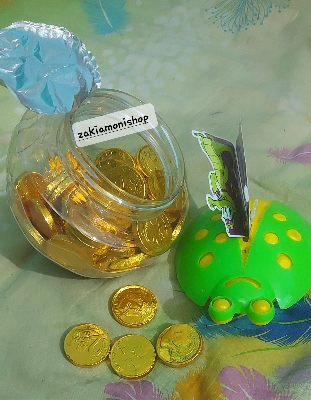 Picture of Chocolate Gold Coin with jar - 100 Piece