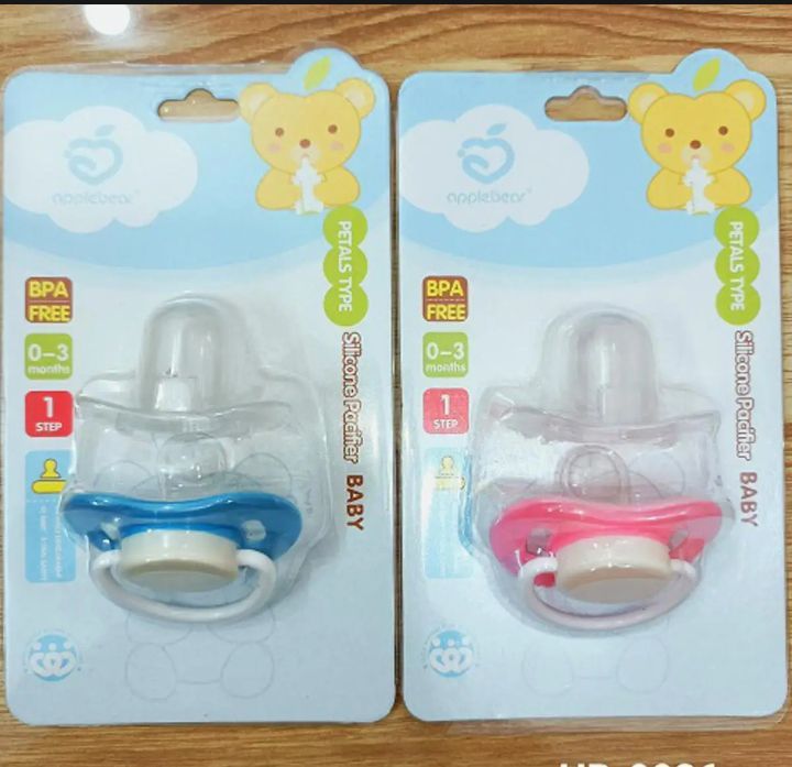 Picture of Applebear Newborn Pacifier Petals Type Silicone Pacifiers for 0-3m Baby - Multicolor