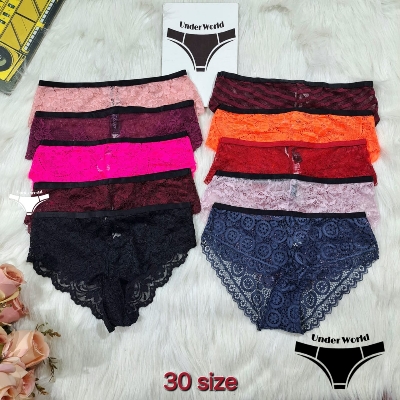 Picture of 1pcs Lace Transparent Beautiful Couple Panty For Women & Girl's