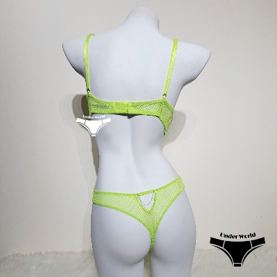 Picture of Lemon Soft Comfortable Pushup Double Padded Foam Bra Panty Set for Sexy Women and Girls