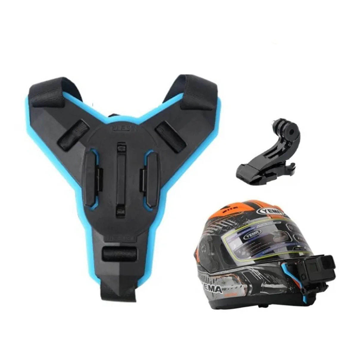 Picture of Motorcycle Helmet chin Mobile Phone Holders Stands For moto DJI GoPro Mountain Dog Action Camera Recorder Ride Mount stand holder