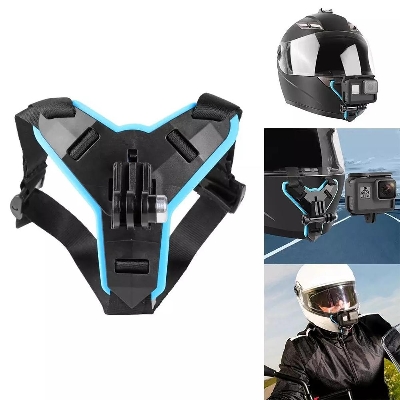 Picture of Motorcycle Helmet chin Mobile Phone Holders Stands For moto DJI GoPro Mountain Dog Action Camera Recorder Ride Mount stand holder