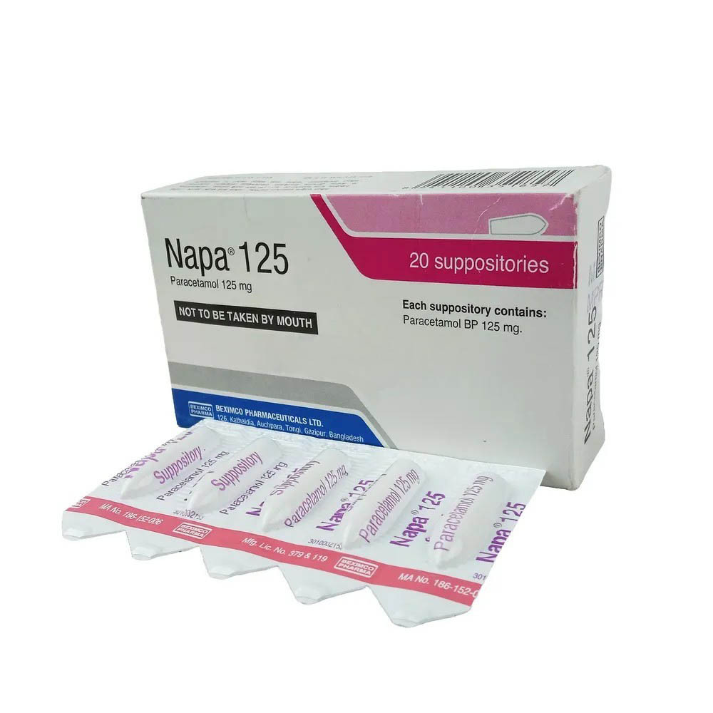 Picture of Napa 125mg Supp.