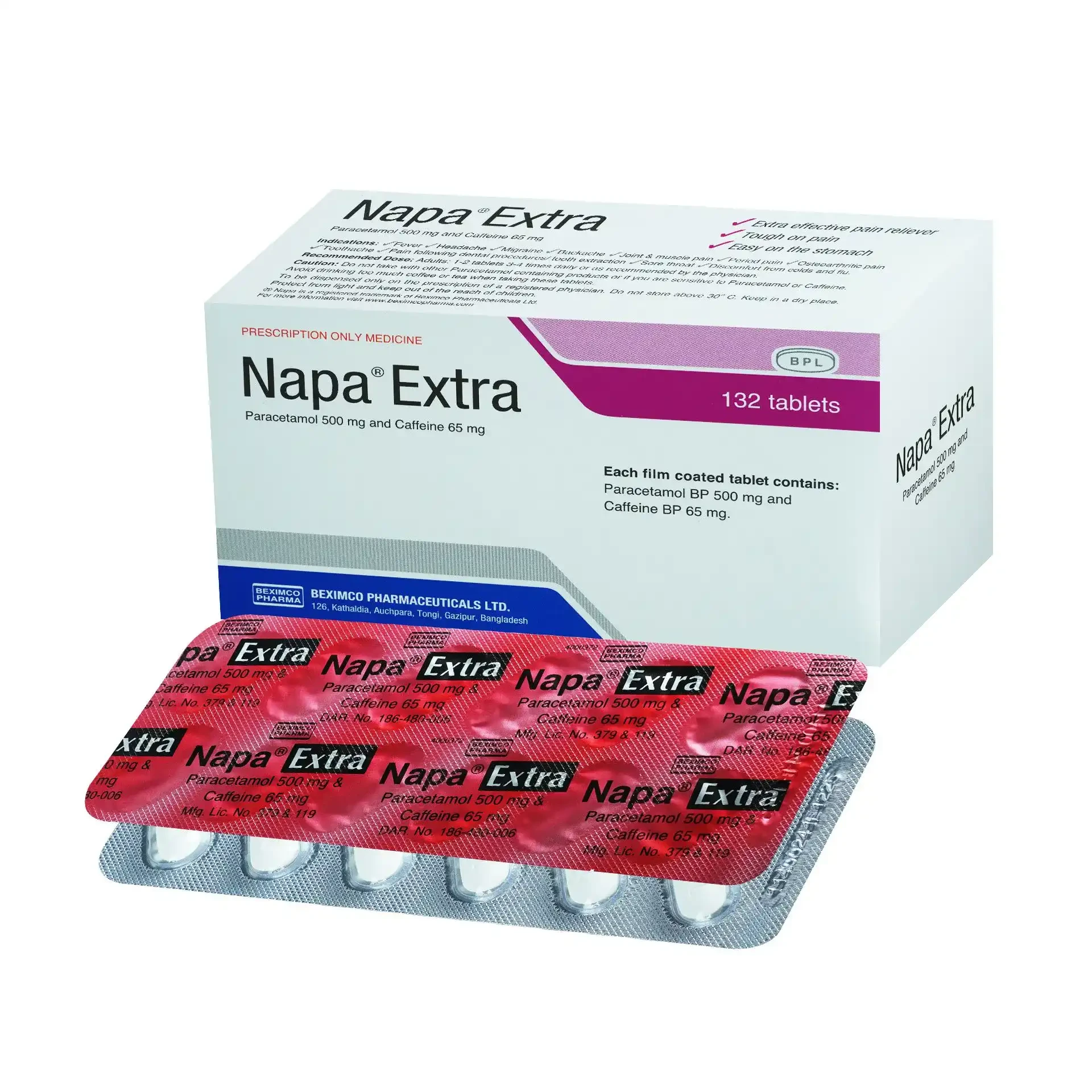 Picture of Napa Extra Tablet