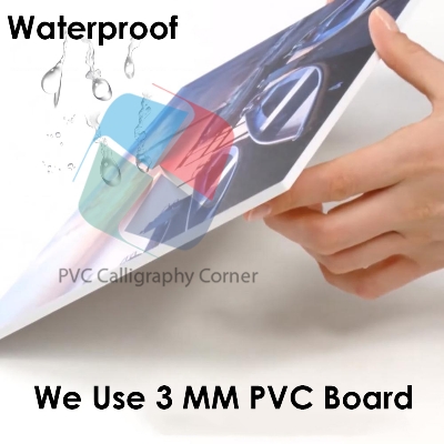 Picture of Pvc board Wall Poster 3 pcs Home Decoration with 3 mm Board Most Unique Combo Wallboard wall decor easy to set up