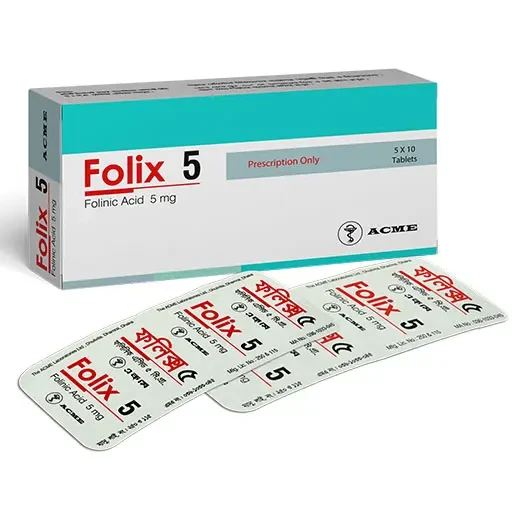 Picture of Folix 5mg Tablet