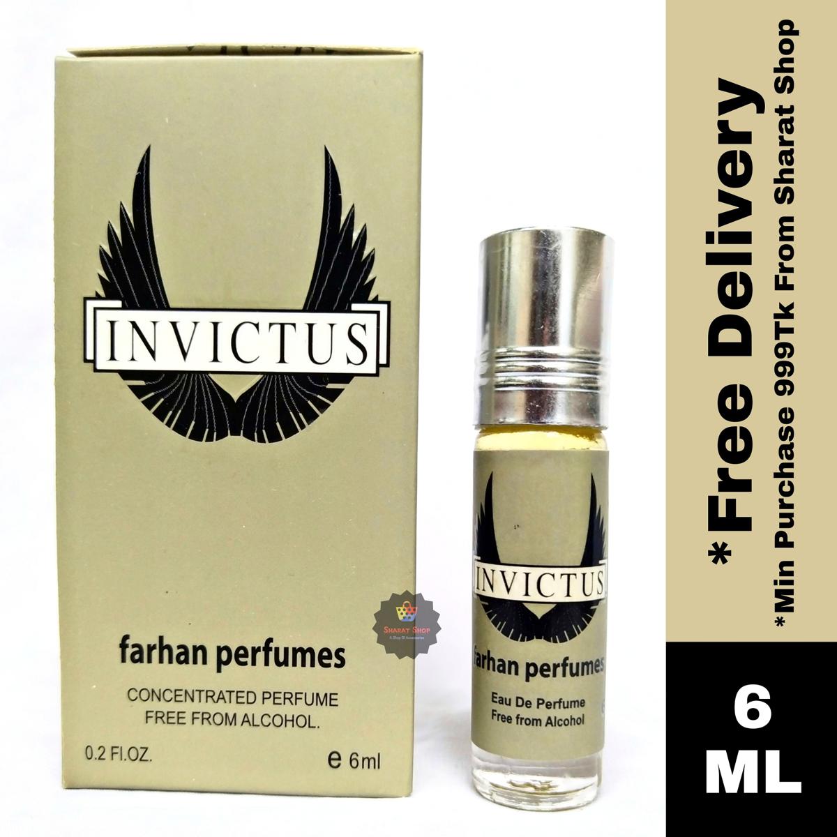 Picture of Invictus Concentrated Perfume Oil Long Lasting Non-Alcoholic Fragrance - 6Ml - Perfume - Perfume For Men - Perfume For Men - Perfume For Men