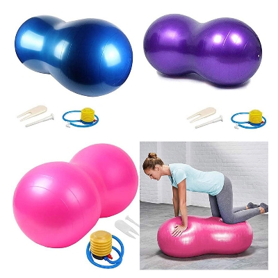 Picture of Peanut Capsule Exercise Gymnastic Ball - Multi-color