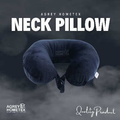 Picture of Regular Neck Pillow, Navy Blue, (11"x12")