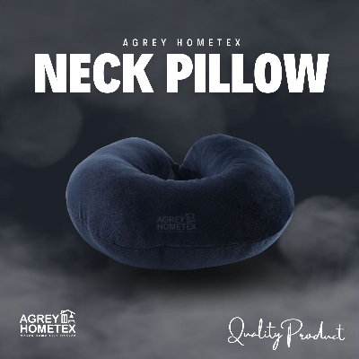 Picture of Regular Neck Pillow, Navy Blue, (11"x12")