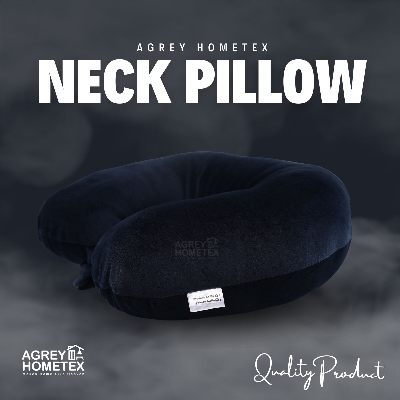 Picture of Regular Neck Pillow, Navy Blue, (11"x12")