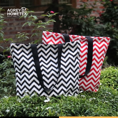 Buy Canvas Tote Bag with Zipper, Black & White, (14"x16")  Best Price In Bangladesh