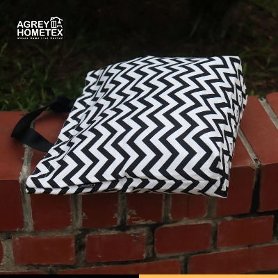 Buy Canvas Tote Bag with Zipper, Black & White, (14"x16")  Best Price In Bangladesh