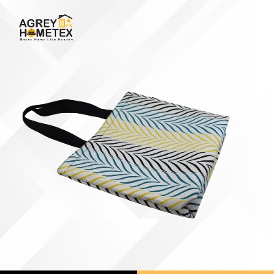 Buy Canvas Tote Bag with Zipper, Multicolor, (14"x16") Best Price In Bangladesh