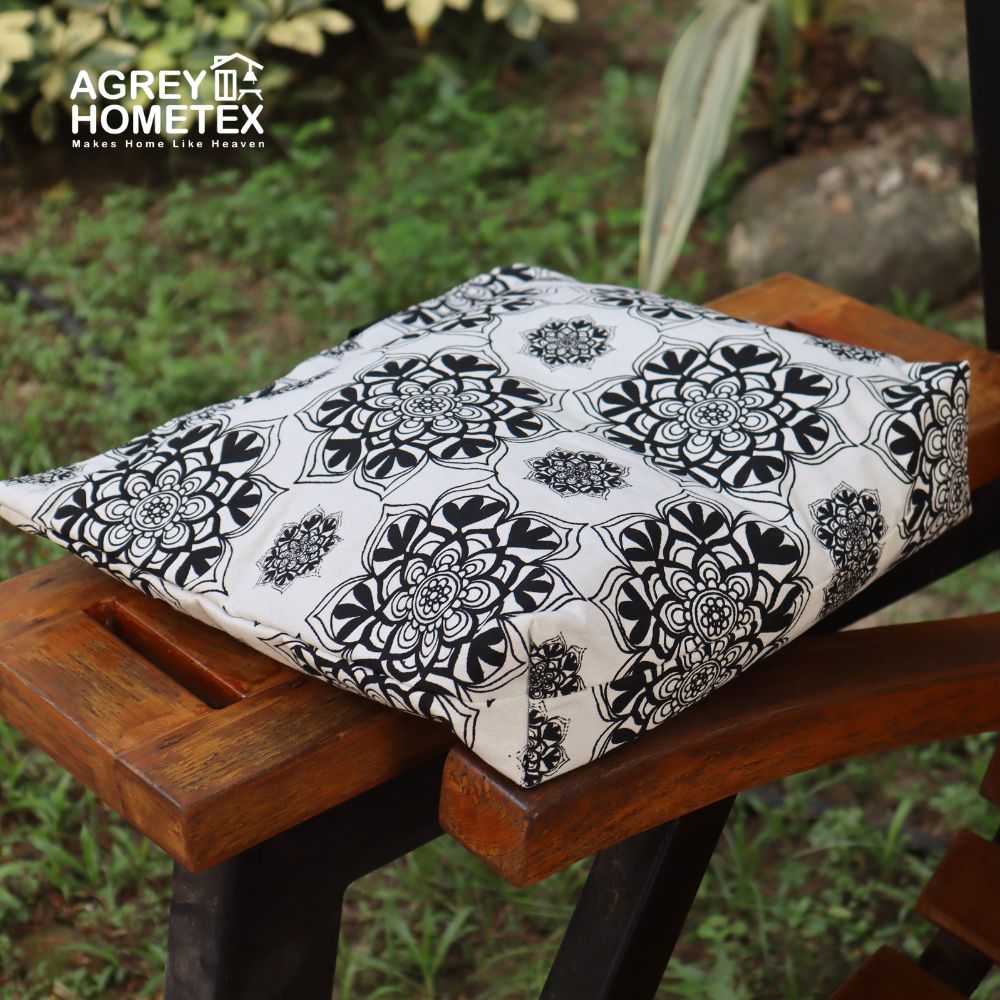 Buy  Canvas Tote Bag with Zipper, Black & White, (14"x16")  Best Price In Bangladesh