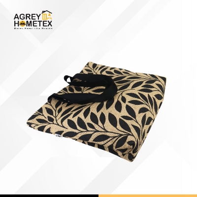Buy Jute Tote Bag with Zipper, Natural & Black, (14"x16") Best Price In Bangladesh