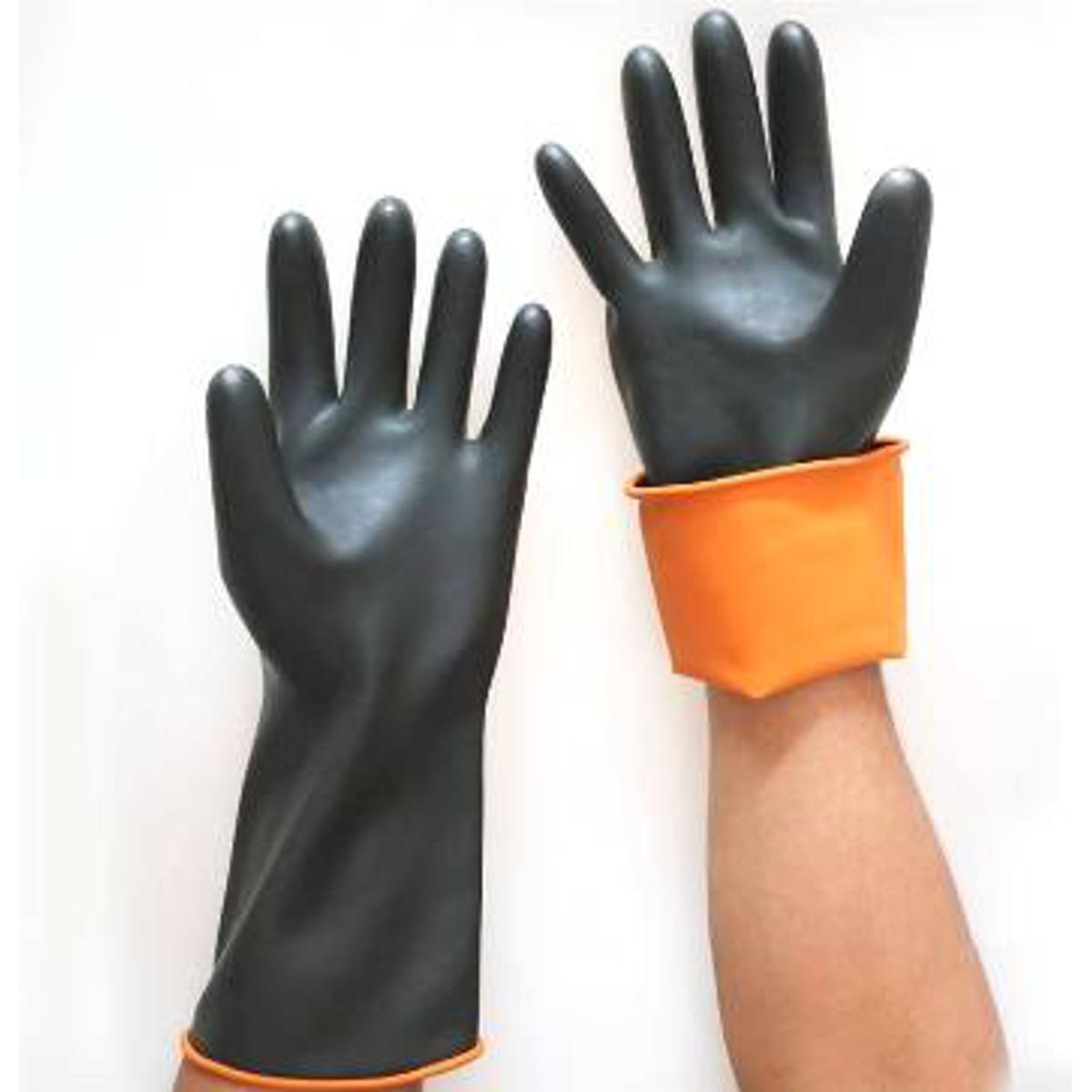 Picture of Rubber Gloves 1 Pair (Same As Picture) - Gardening Tools