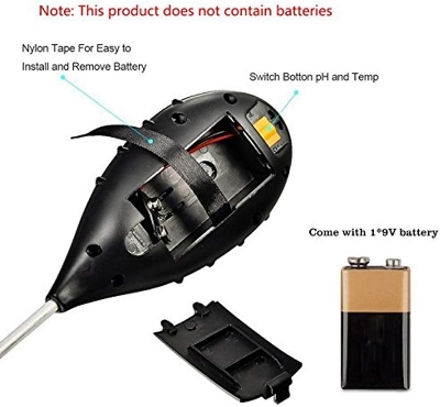 Picture of HD LCD Soil ph Tester Sunlight Soil Humidity Moisture Temperature Meter With Backlight for Garden Plants