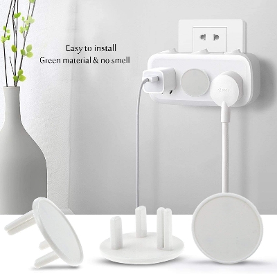 Picture of Baby Safety Socket Covers 3 Pin 3 Pcs,  Baby Proofing Plug Covers  Child Proof Electrical Socket Protectors for Child Baby Home...