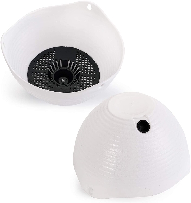 Picture of Plant pot White 1 Pcs hanging balcony hanging flower pot self watering hanging baskets for plants outdoor