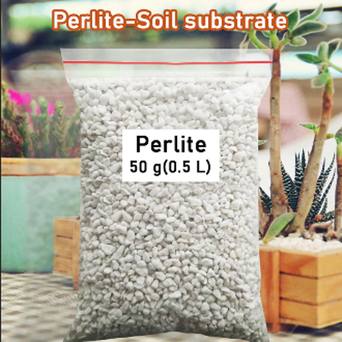 Picture of 50g (0.5L) Perlite Pellet Configure Nutrient Soil Plant Nursery Breathable Loose Soil Substrate For Garden Bonsai