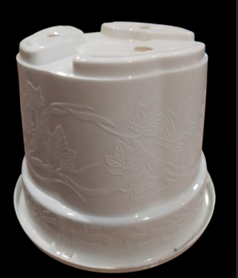 Picture of Flower pot  white coler 6 inch 6 pics  set
