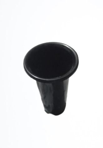 Picture of Orchid Nursery Pot-Home Garden Plastic Tall Black Herb Flower Planter 5 inch high  4 inch 1pcs
