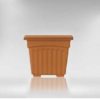 Picture of ( 4.5 inch -5 pcs ) bp plastic khandani square planter flower tub