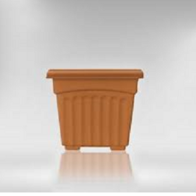 Picture of ( 4.5 inch -5 pcs ) bp plastic khandani square planter flower tub