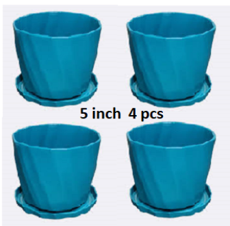 Picture of Bp Camelia 5 Inchi Flower pot 4 Pcs