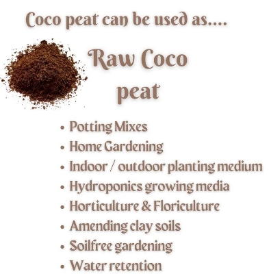 Picture of Coco Peat Block-Expandable Block 2kg +Cocopit Block(Imported) expand up to 16kg