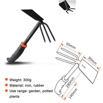 Picture of Garden Yard Gardening Hoe Shovel Spade Rake Trowel Weeder fork Tool