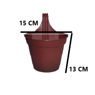 Picture of 15 cm Plastic Grill planter (5.8inch)-Grill Flower tob - 4 pcs set