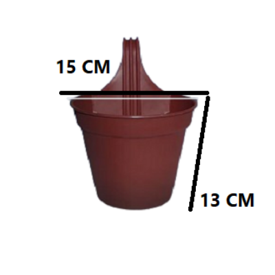 Picture of 15 cm Plastic Grill planter (5.8inch)-Grill Flower tob - 4 pcs set