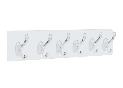 Picture of Hook Sticky 6 In-One Wall Hangers For Hanging Clothes Bathroom Towel Hook Wall-Mounted Organizer For Home