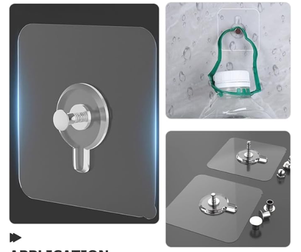 Picture of Wall Hooks 5 Pcs Adhesive Nails- Heavy Duty