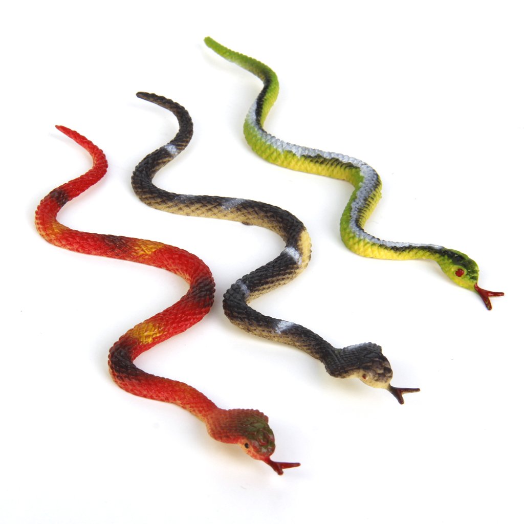Picture of Generic Plastic Reptiles Animal Snake Model Toy 1pcs