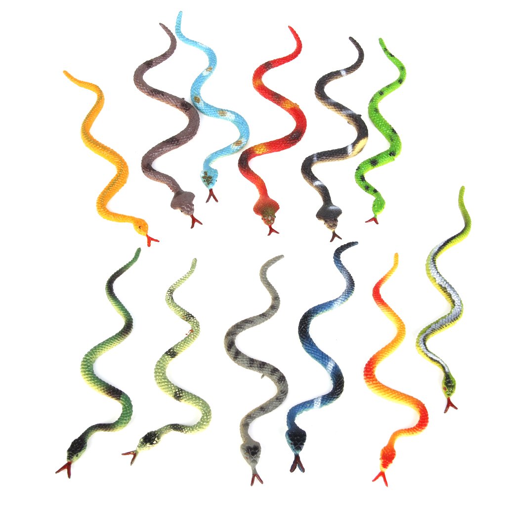 Picture of Generic Plastic Reptiles Animal Snake Model Toy 1pcs