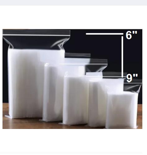 Picture of Ziper Bag-Transparent PE clear zip lock 6/9 Inchi 25 pcs