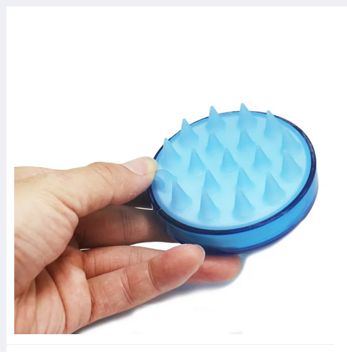 Picture of Hair Wash Brush Hair Scalp Massage Brush Silicone Head Anti Dandruff Shampoo Haircare